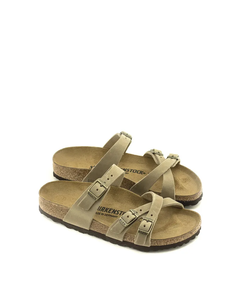 Birkenstock — Franca FL Waxy Leather - Tobacco Narrow Width