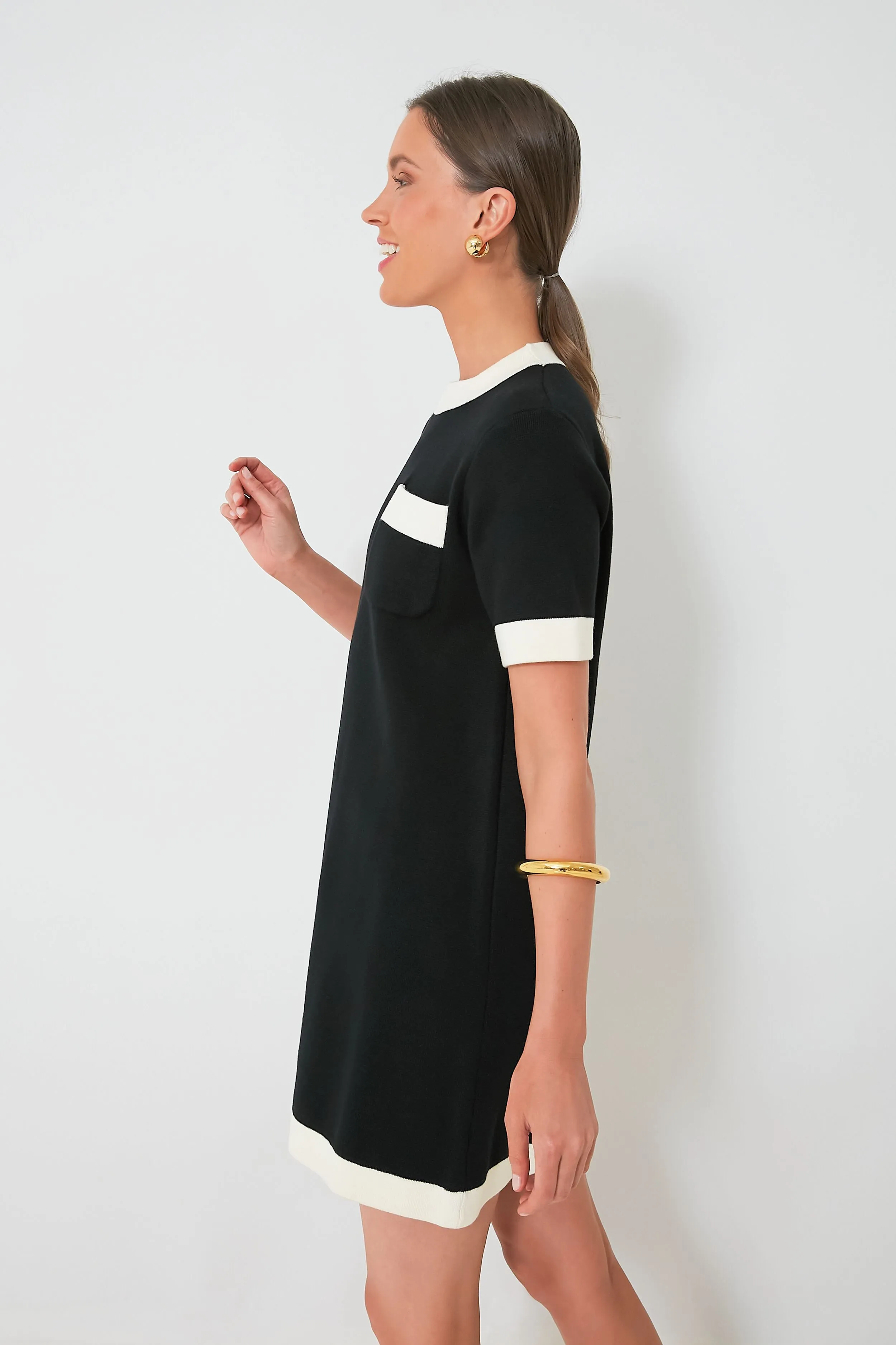 Black Merritt Knit Dress