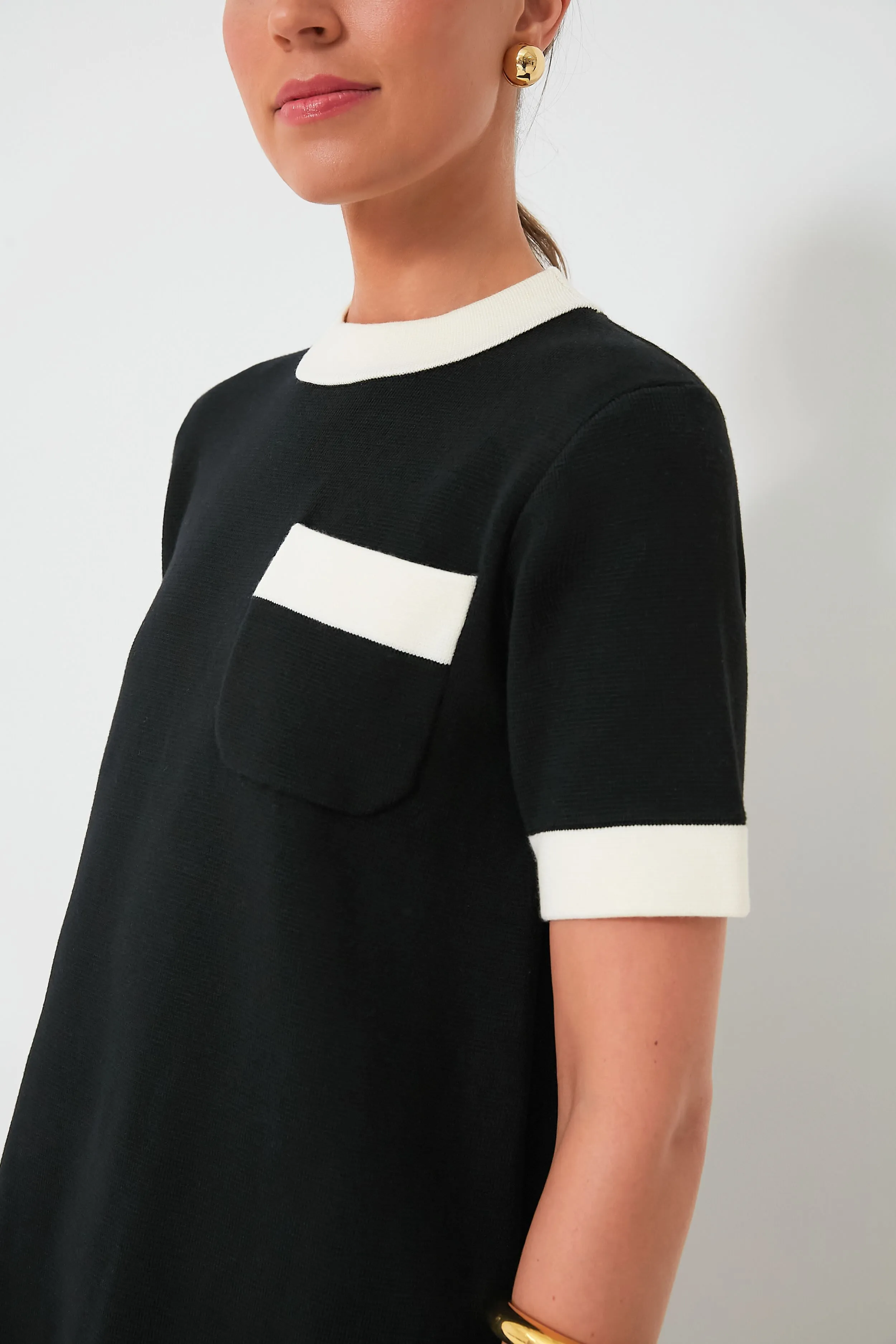 Black Merritt Knit Dress