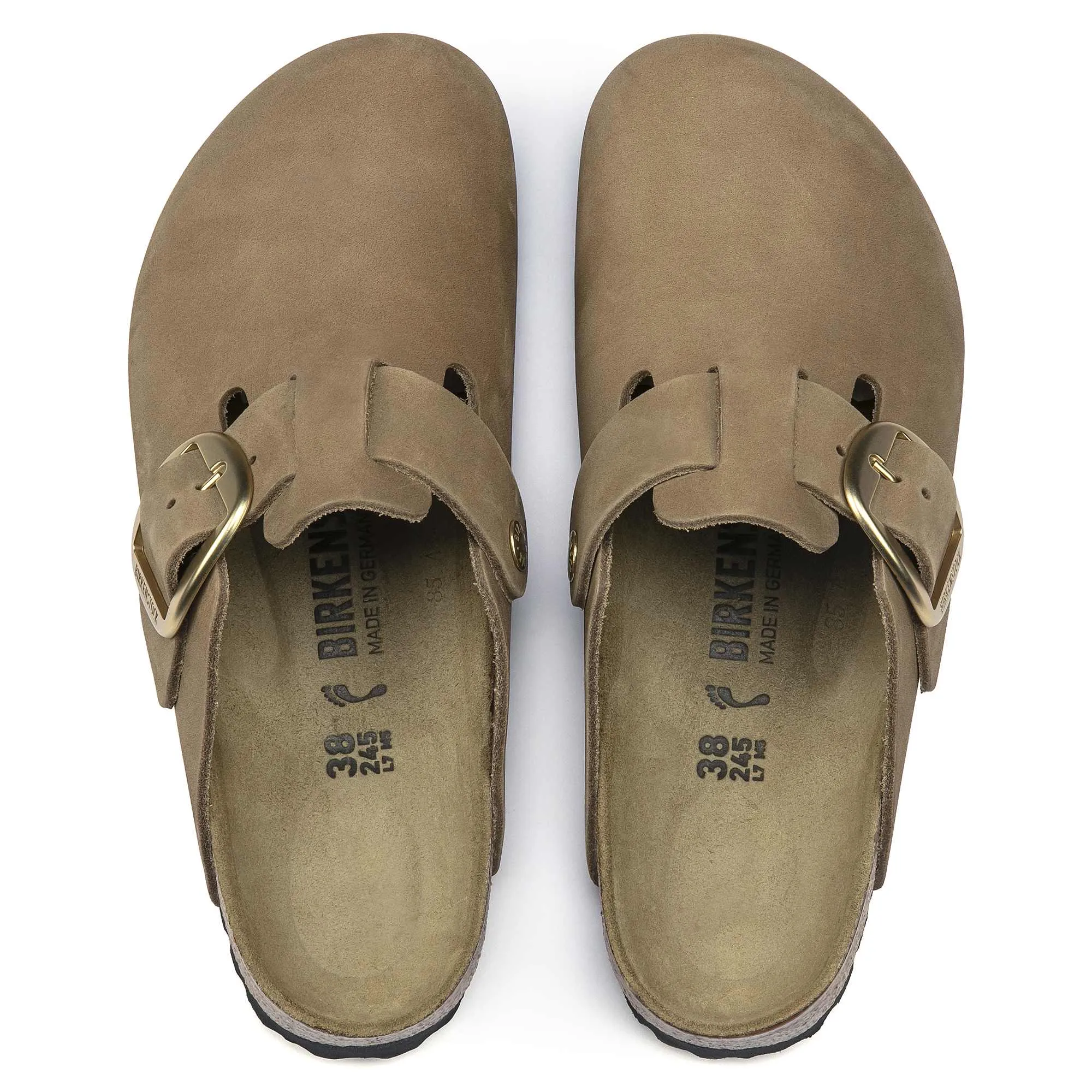 Boston Big Buckle Nubuck Leather