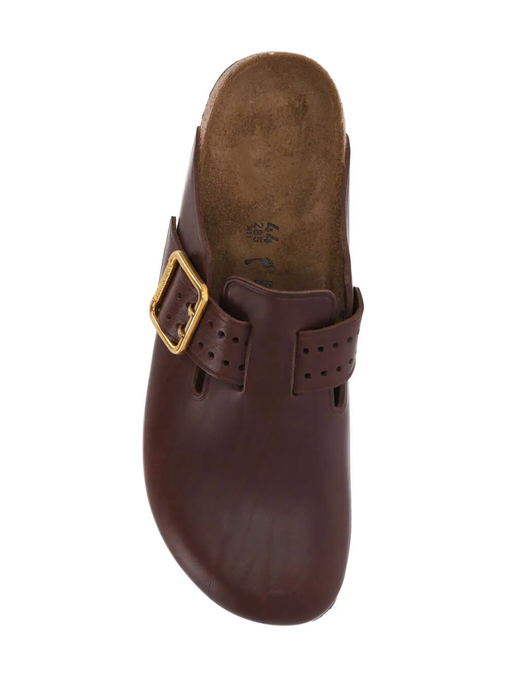 Boston Bold Mules in Brown Leather