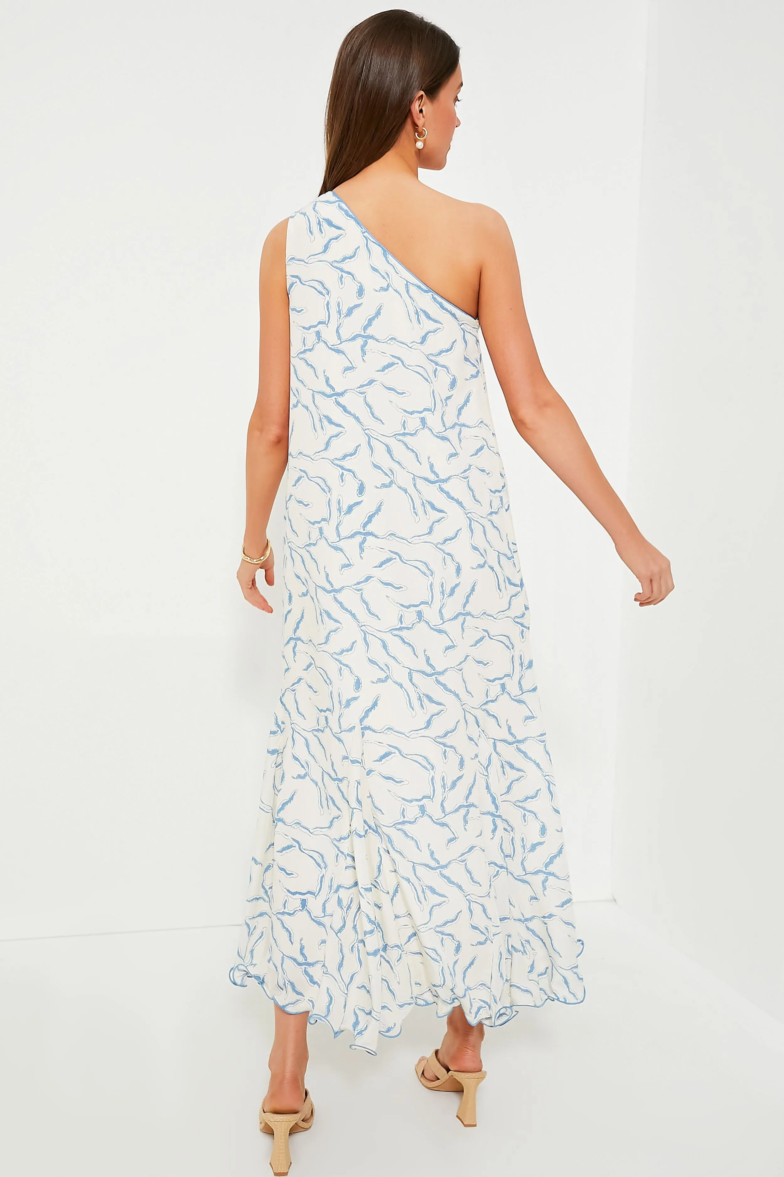 Cream & Blue Seaside Sabine Dress