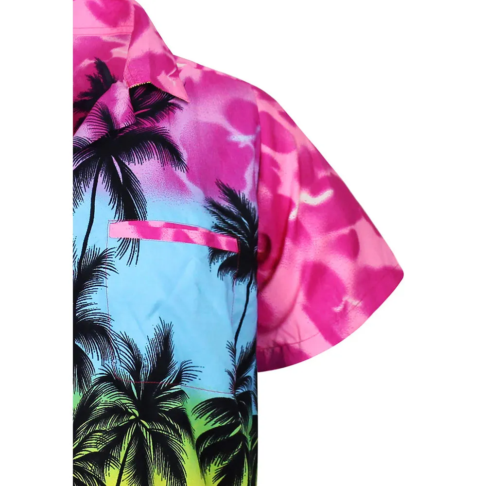 Funky Hawaiian Shirt Casual Men Unisex Beach Multi Colors