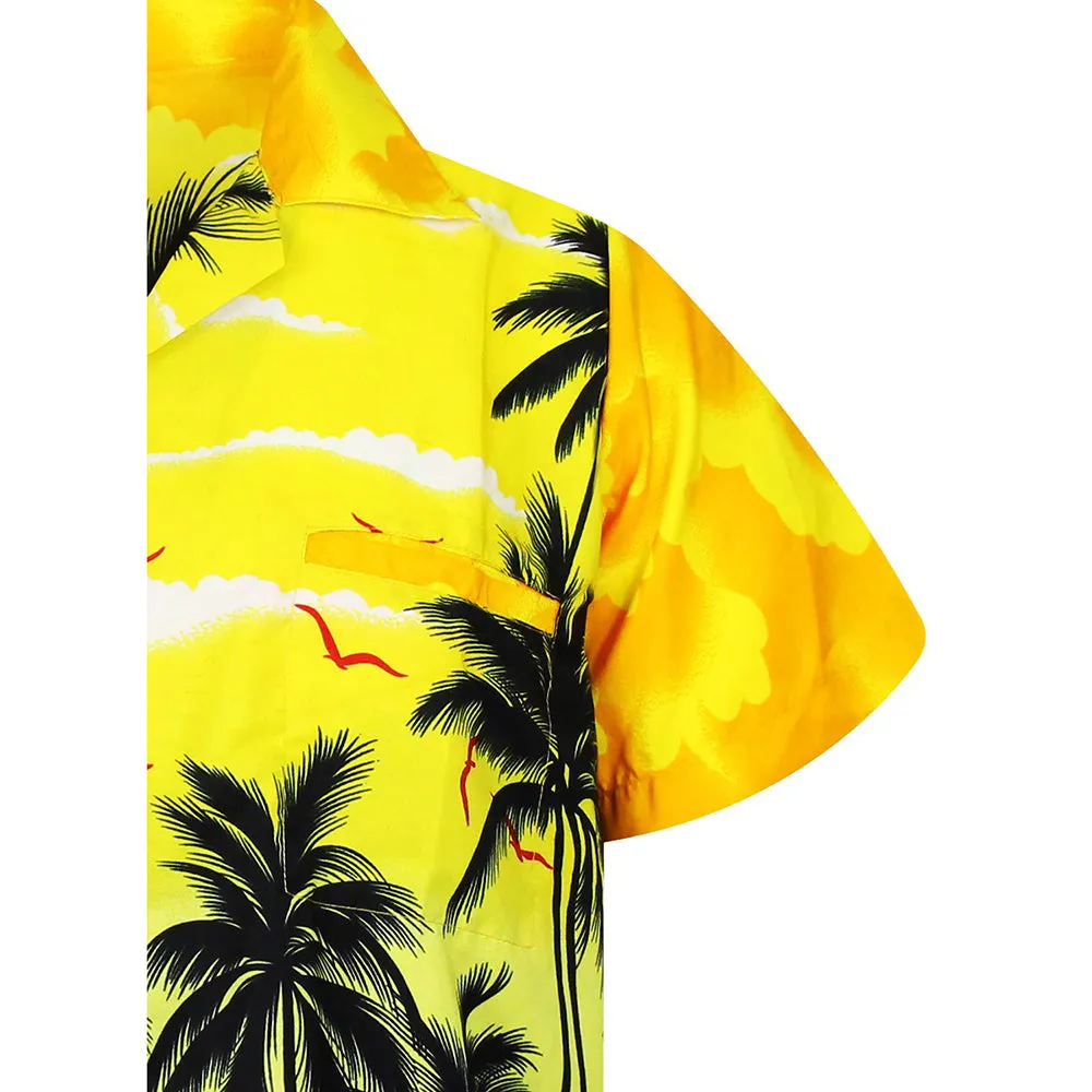 Funky Hawaiian Shirt Casual Men Unisex Beach Multi Colors
