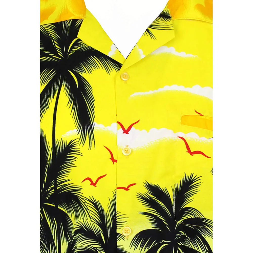Funky Hawaiian Shirt Casual Men Unisex Beach Multi Colors