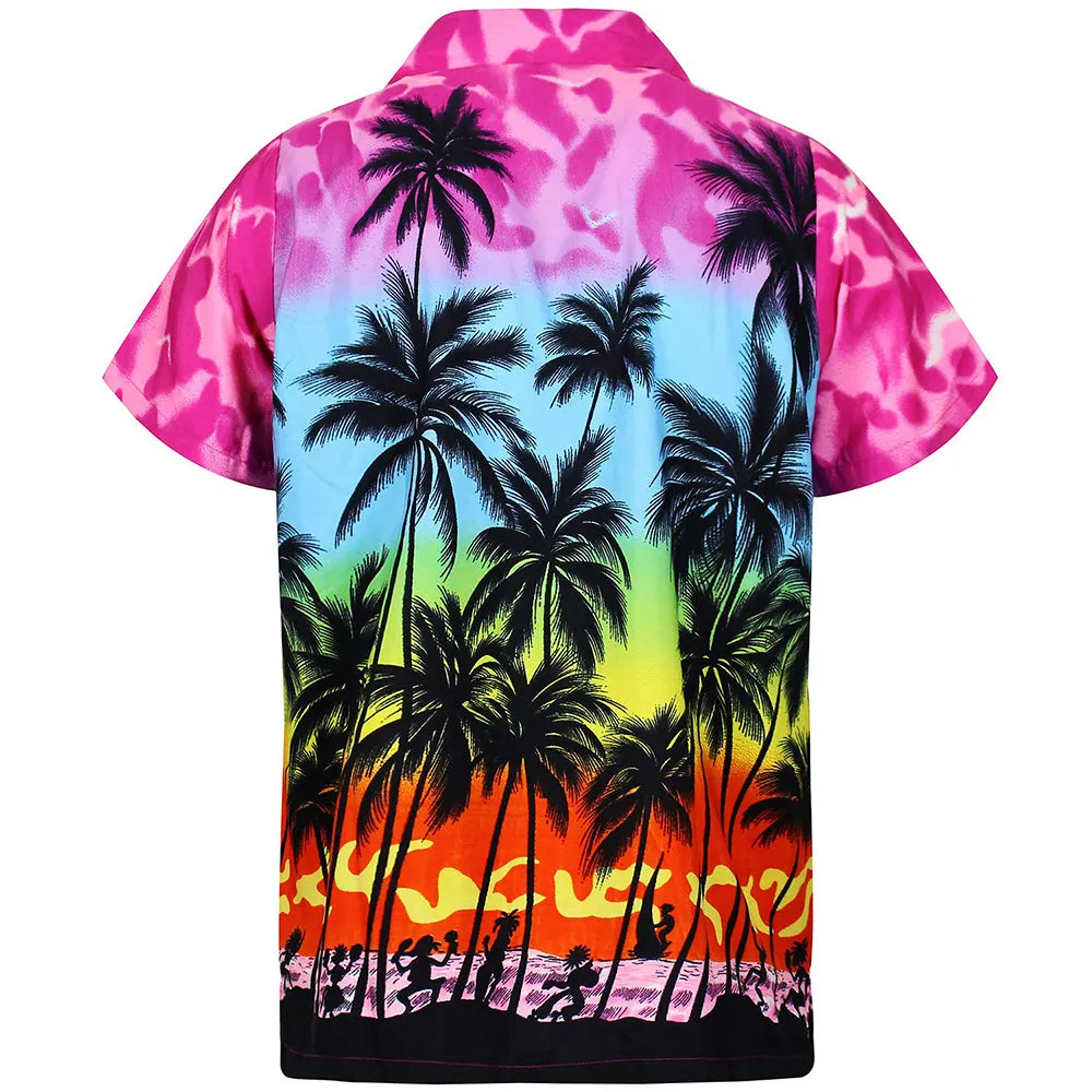 Funky Hawaiian Shirt Casual Men Unisex Beach Multi Colors