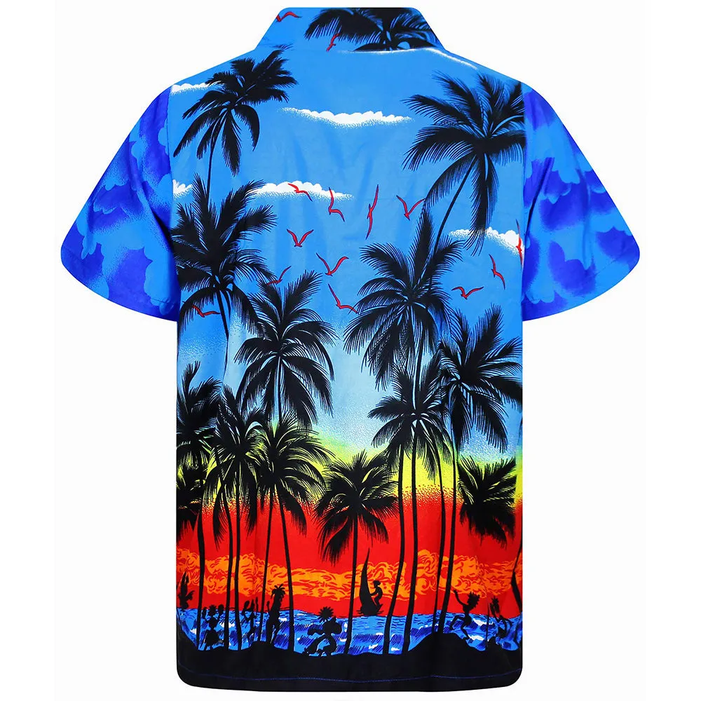 Funky Hawaiian Shirt Casual Men Unisex Beach Multi Colors