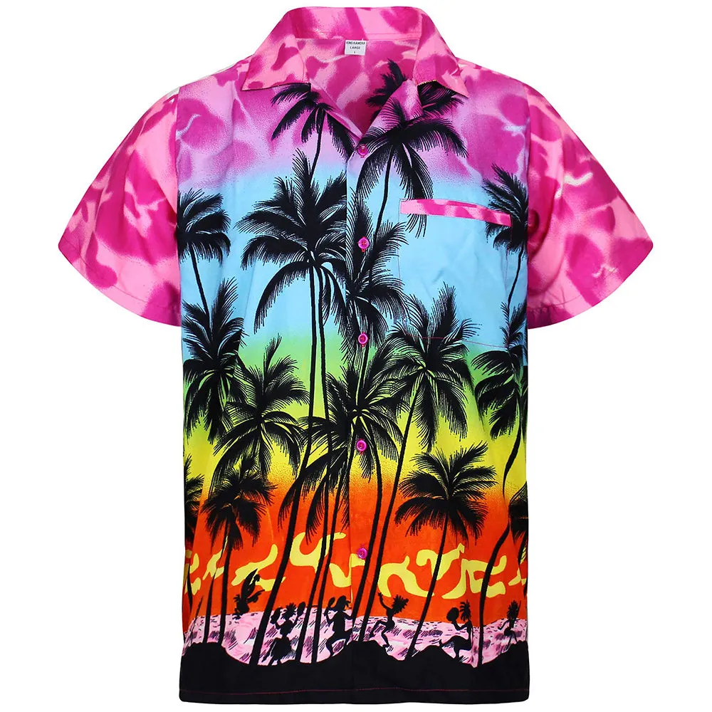 Funky Hawaiian Shirt Casual Men Unisex Beach Multi Colors