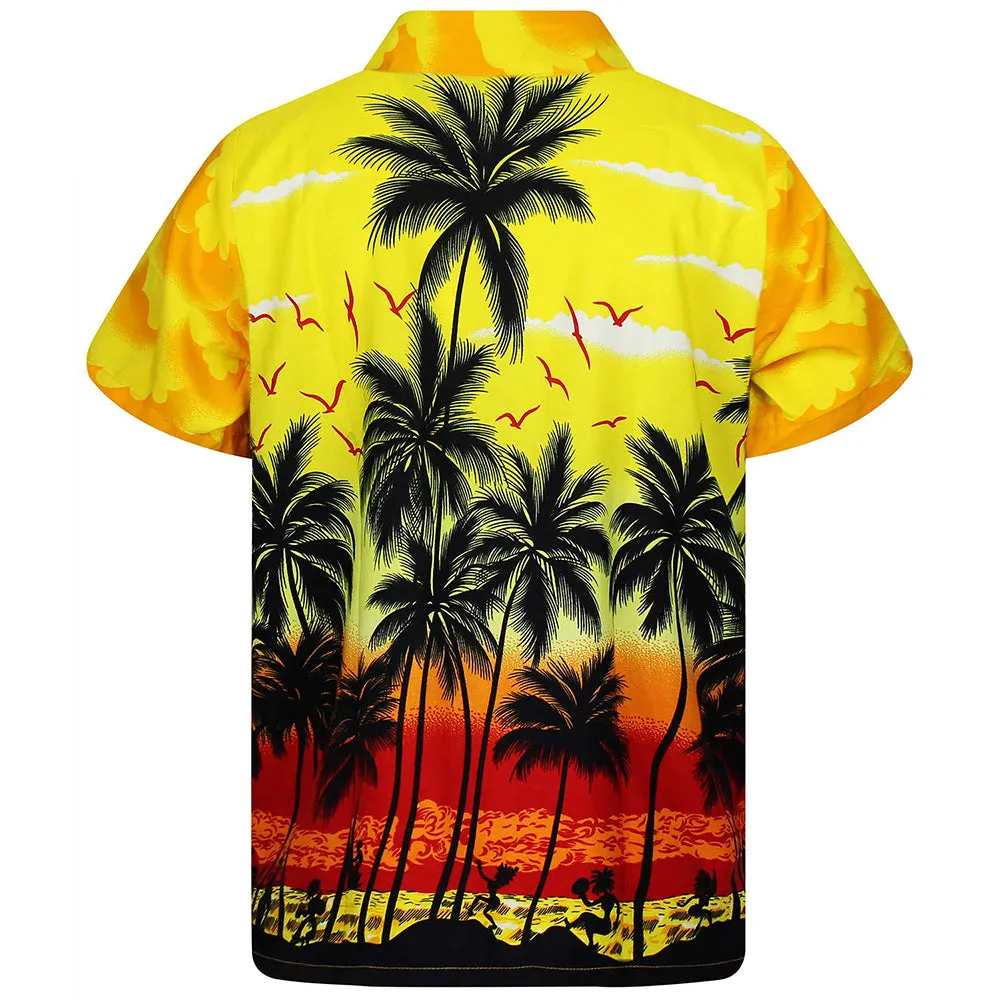 Funky Hawaiian Shirt Casual Men Unisex Beach Multi Colors