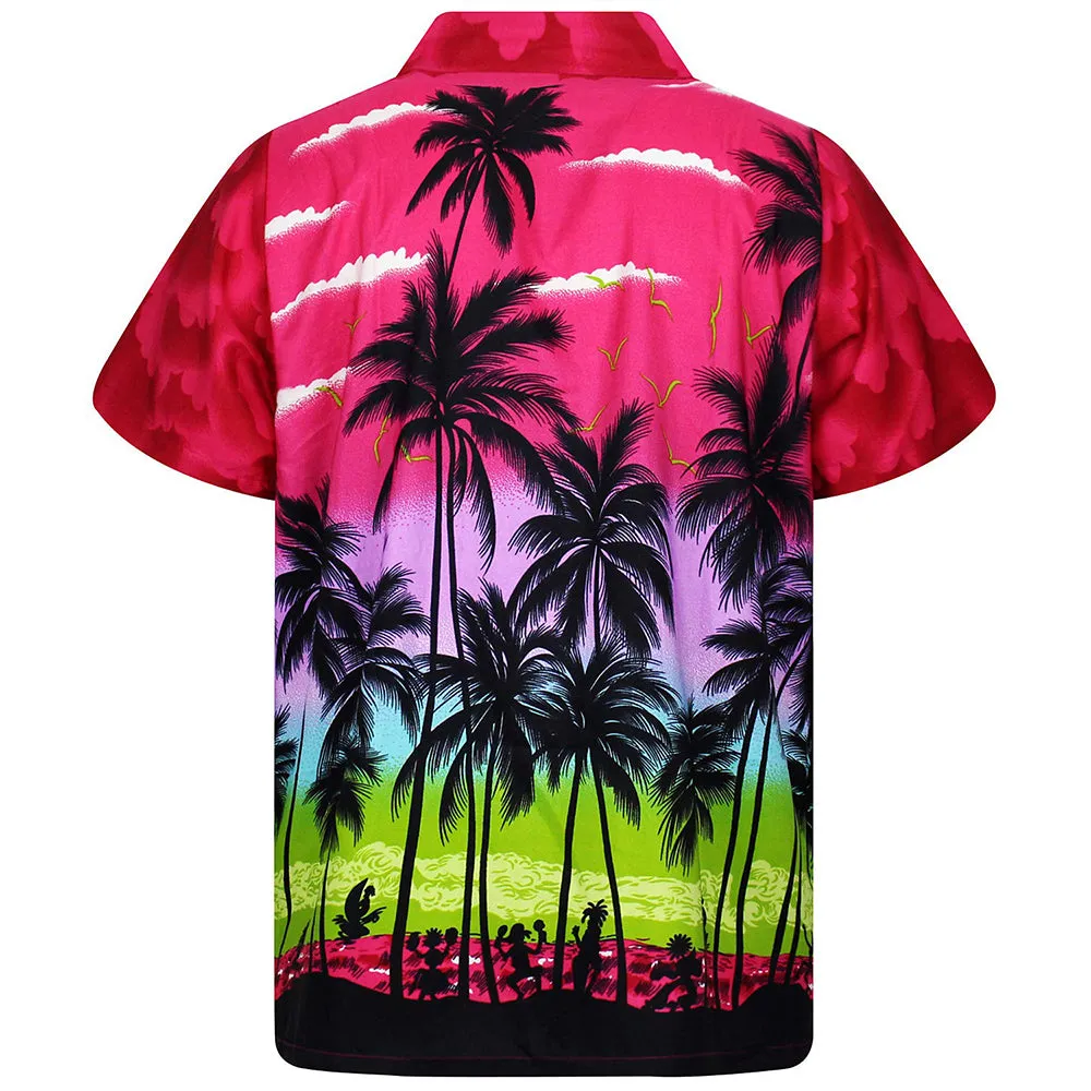 Funky Hawaiian Shirt Casual Men Unisex Beach Multi Colors