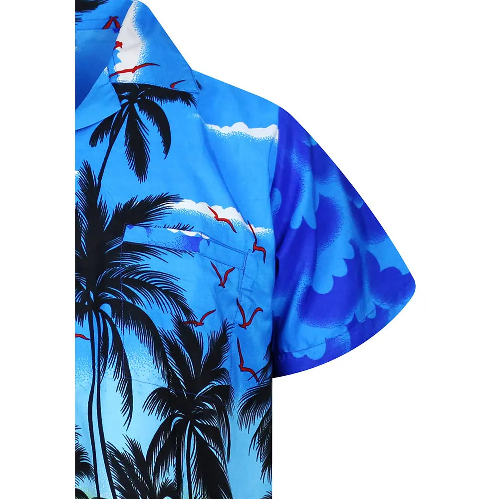Funky Hawaiian Shirt Casual Men Unisex Beach Multi Colors