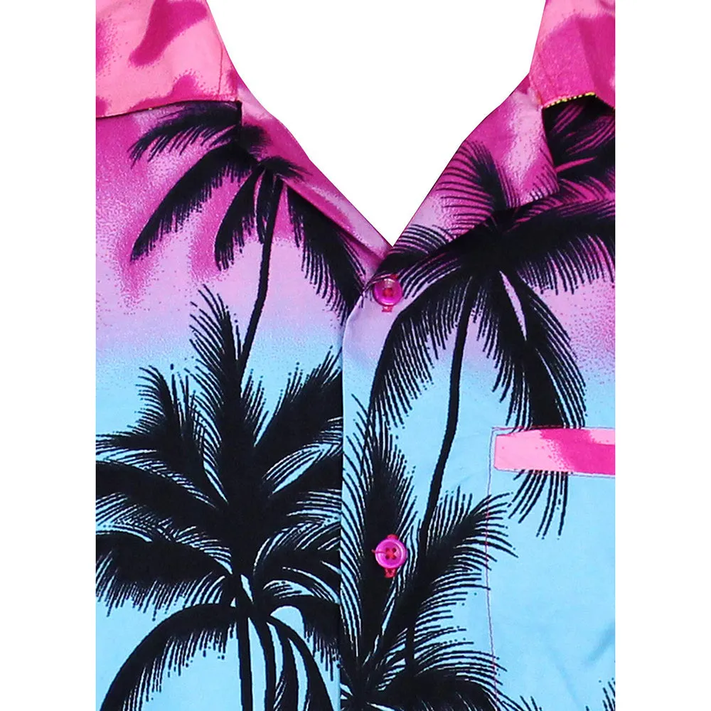 Funky Hawaiian Shirt Casual Men Unisex Beach Multi Colors