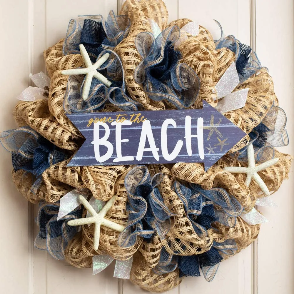 Gone to the Beach Sign - 16" x 6.5"