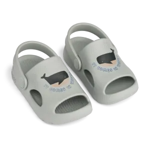 Liewood Morris Sandals | Whales /Cloud Blue