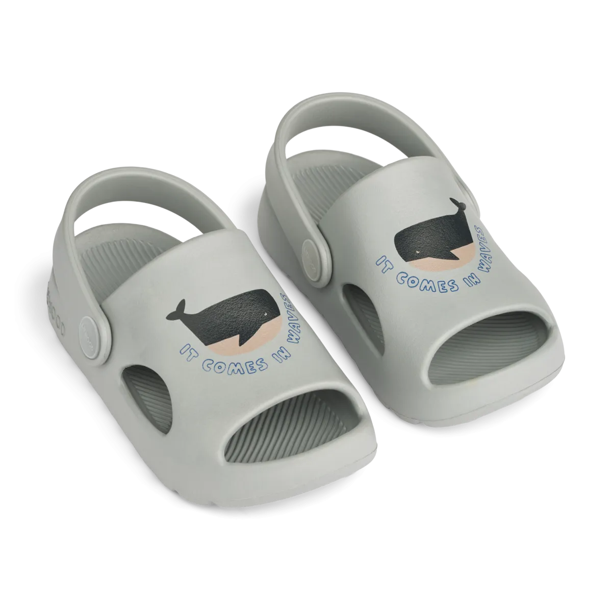 Liewood Morris Sandals | Whales /Cloud Blue