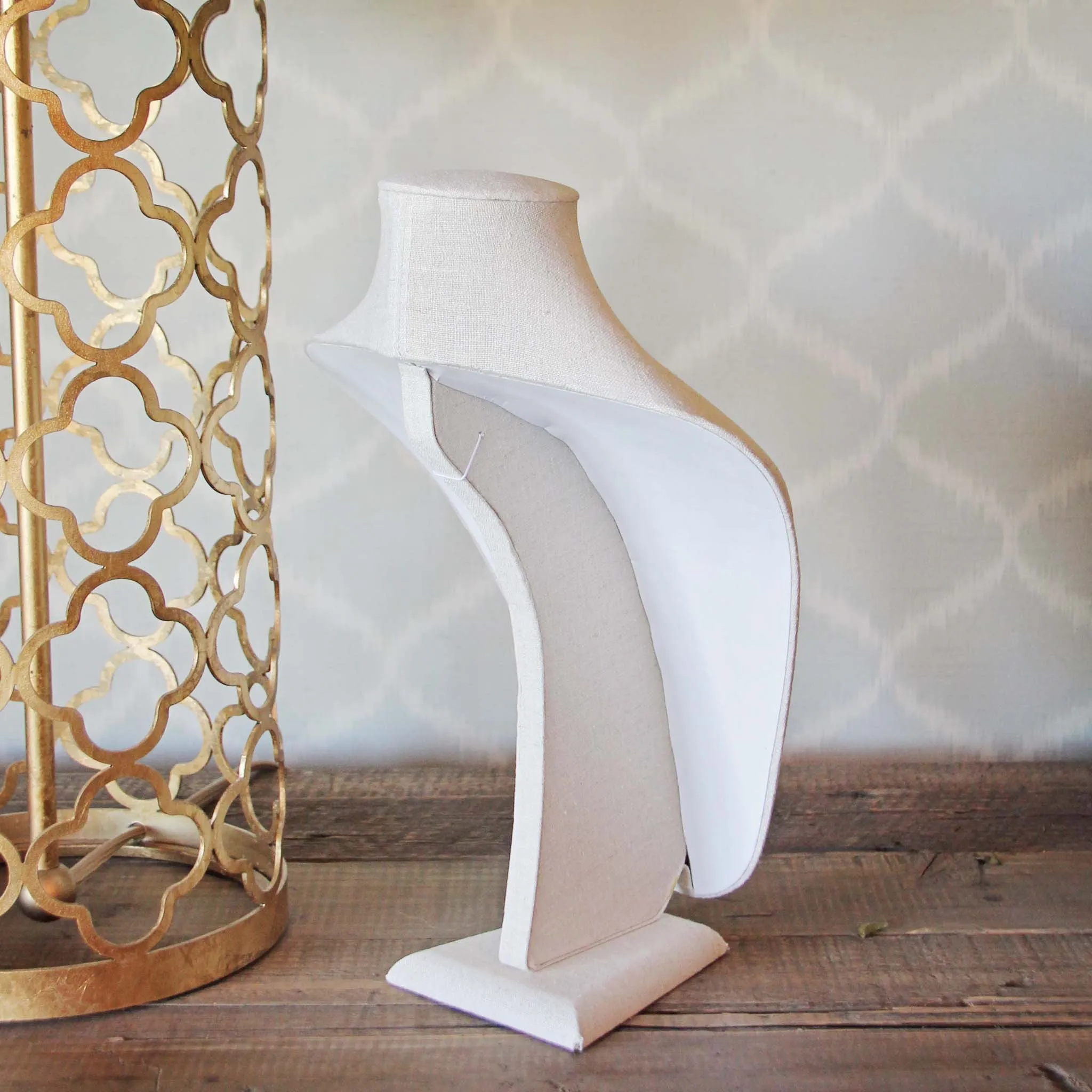 Linen Necklace Stand