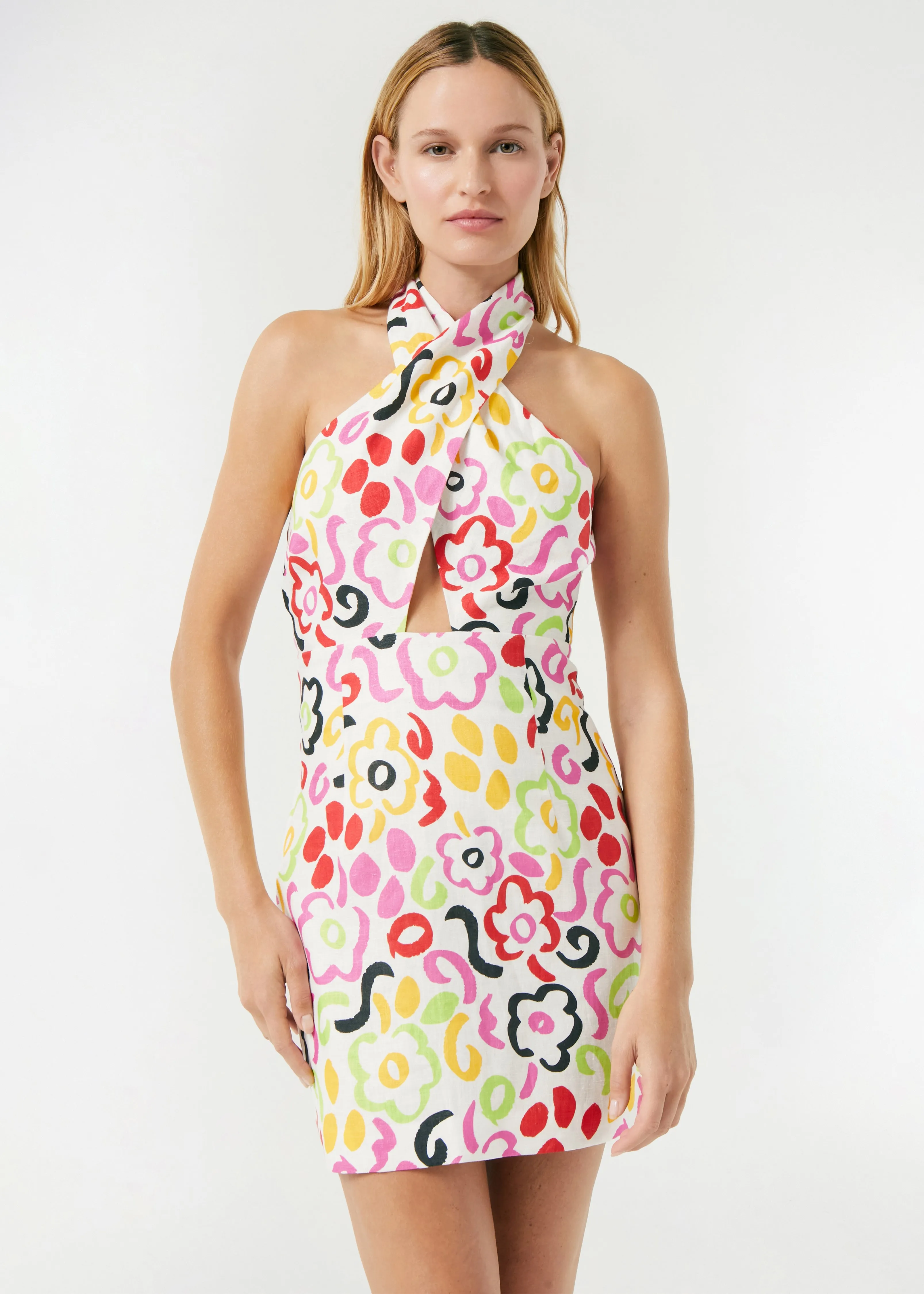 Linen Tali Dress | Painted Bloom