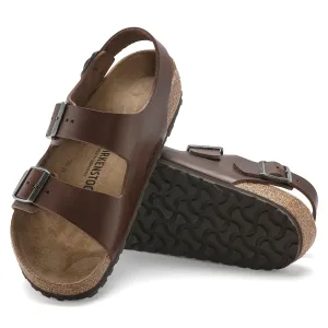 Men's Birkenstock Milano Leather Color: Vintage Wood Roast