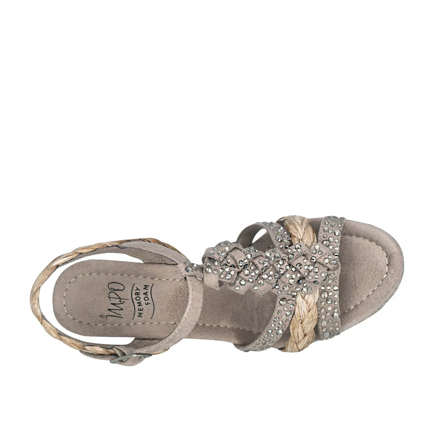 Oliza Platform Wedge Sandal with Memory Foam