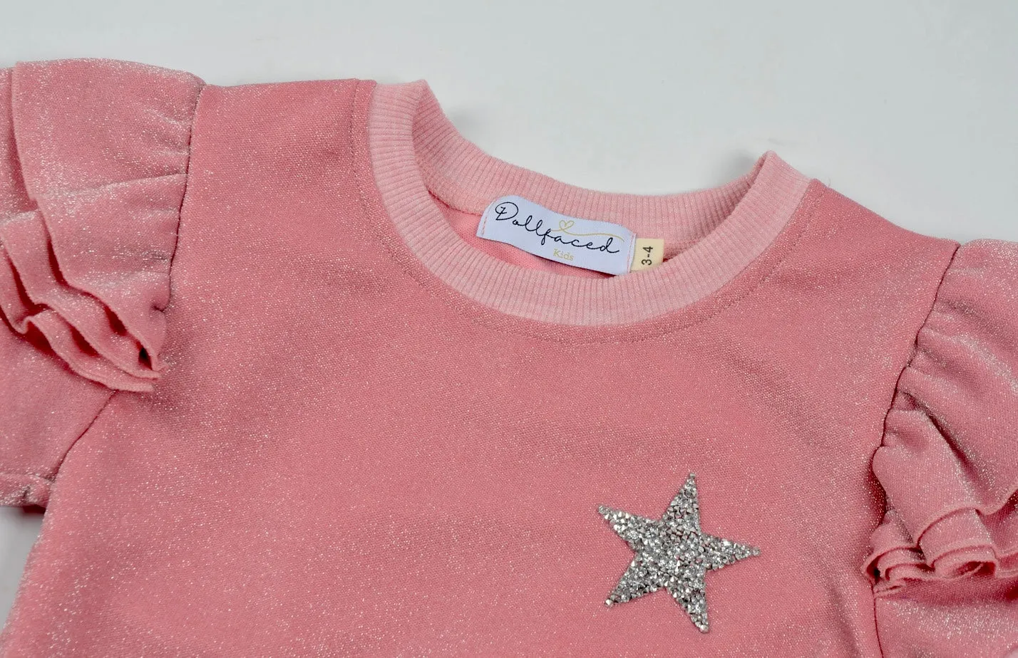 Pink Stardust Short Set