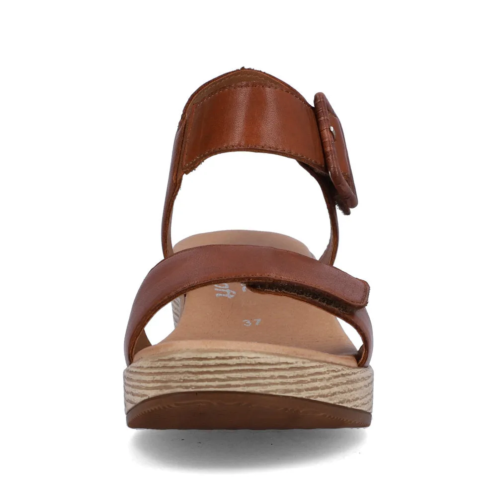 REMONTE JERILYN 52 PLATFORM SANDAL BROWN