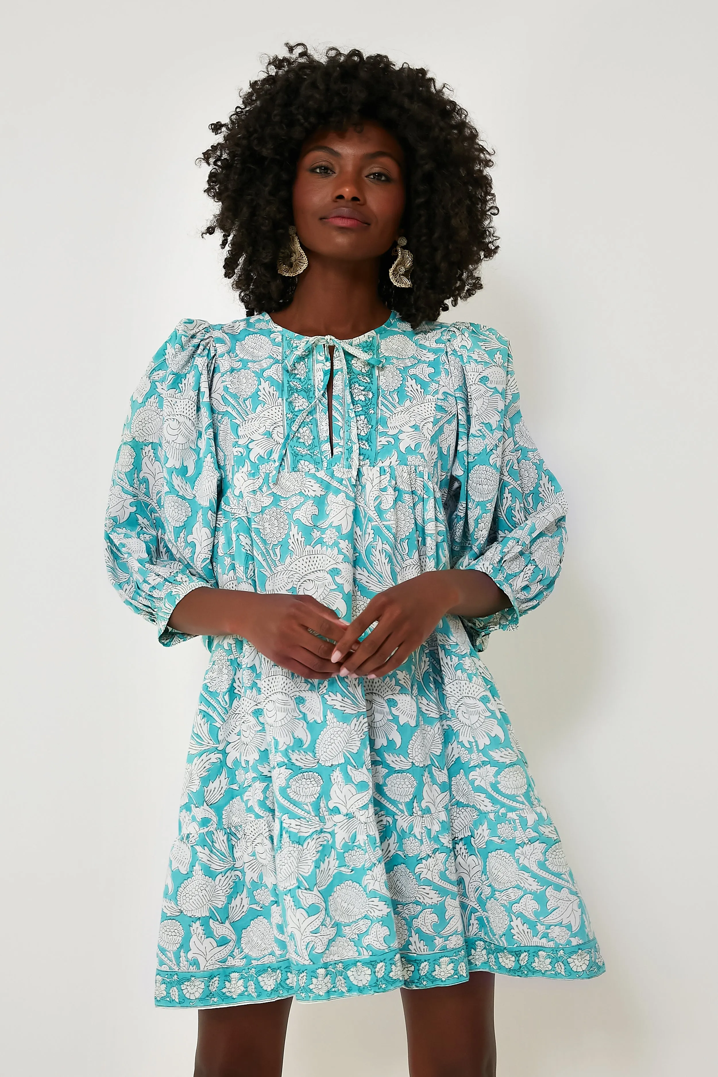 Turquoise Casita Mini Dress