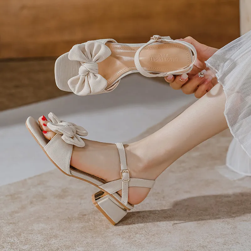 Women Fashion Casual Summer Chunky Heel Sandals
